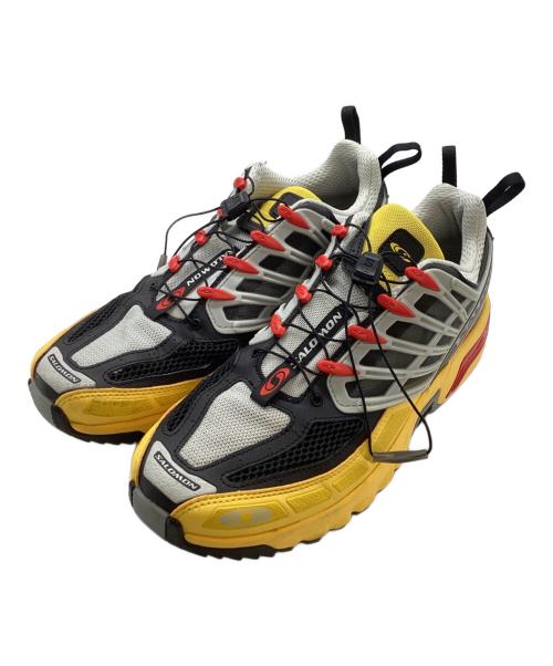 SALOMON（サロモン）SALOMON (サロモン) ACS PRO ADVANCED 'Lemon Black'　472989 グレー サイズ:28cmの古着・服飾アイテム
