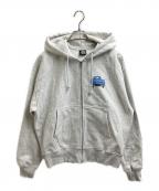 stussyステューシー）の古着「Pick up zip hood / 25ss」｜グレー
