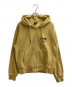 stussy×DOVER STREET MARKETステューシー×ドーバー ストリート マーケット）の古着「ZIP HOODIE / Z4000SZS」｜マスタード