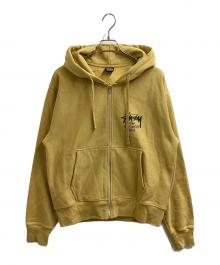 stussy×DOVER STREET MARKET（ステューシー×ドーバー ストリート マーケット）の古着「ZIP HOODIE / Z4000SZS」｜マスタード
