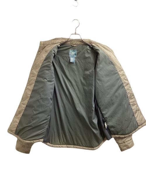 stussy（ステューシー）stussy (ステューシー) Monogram Quilted Jacket / モノグラムキルティングジャケット / 90s / OLDSTUSSY ベージュ サイズ:Mの古着・服飾アイテム