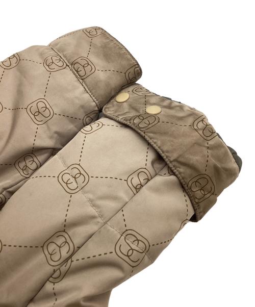 stussy（ステューシー）stussy (ステューシー) Monogram Quilted Jacket / モノグラムキルティングジャケット / 90s / OLDSTUSSY ベージュ サイズ:Mの古着・服飾アイテム