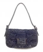 FENDIフェンディ）の古着「マンマバケットビーズバッグ 2370/8BK005/029」｜ブラック