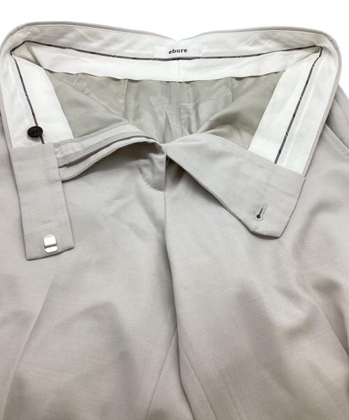 ebure（エブール）EBURE (エブール) センタープレスパンツ 3310600295 グレー サイズ:36の古着・服飾アイテム