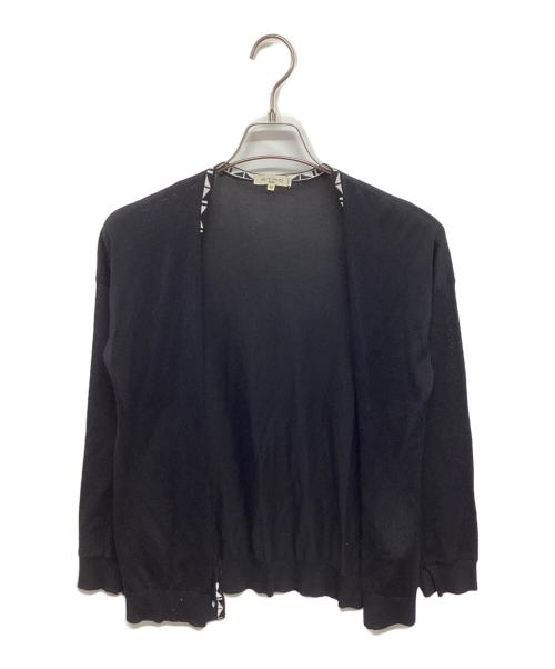 ETRO（エトロ）ETRO (エトロ) コットンレーヨンカーディガン ブラック サイズ:40の古着・服飾アイテム