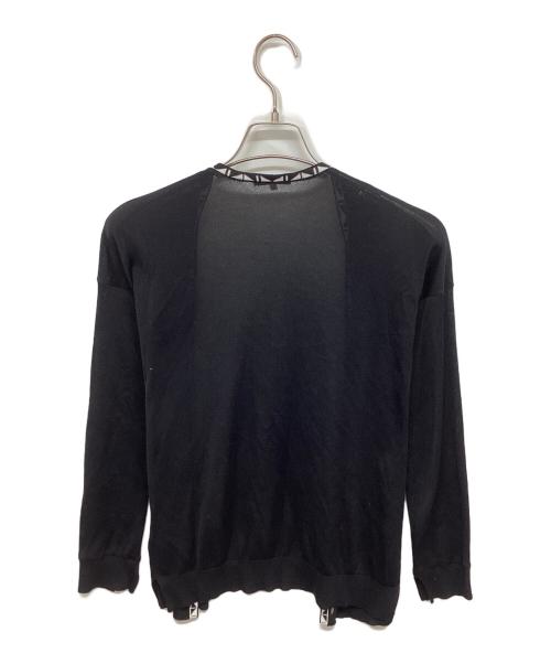 ETRO（エトロ）ETRO (エトロ) コットンレーヨンカーディガン ブラック サイズ:40の古着・服飾アイテム