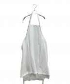 COMME des GARCONS COMME des GARCONSコムデギャルソン コムデギャルソン）の古着「チュールエプロンワンピース RB-A012 AD2018」｜ホワイト