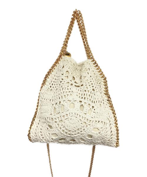 STELLA McCARTNEY（ステラマッカートニー）STELLA McCARTNEY (ステラマッカートニー) ファラベラミニクロシェニットバッグ 371223 ベージュの古着・服飾アイテム