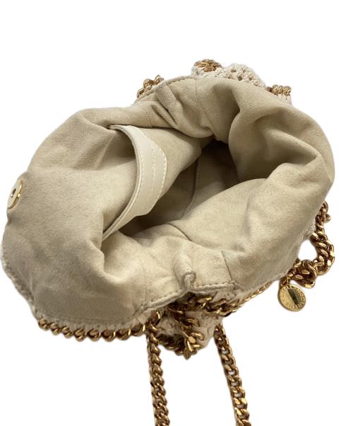 STELLA McCARTNEY（ステラマッカートニー）STELLA McCARTNEY (ステラマッカートニー) ファラベラミニクロシェニットバッグ 371223 ベージュの古着・服飾アイテム