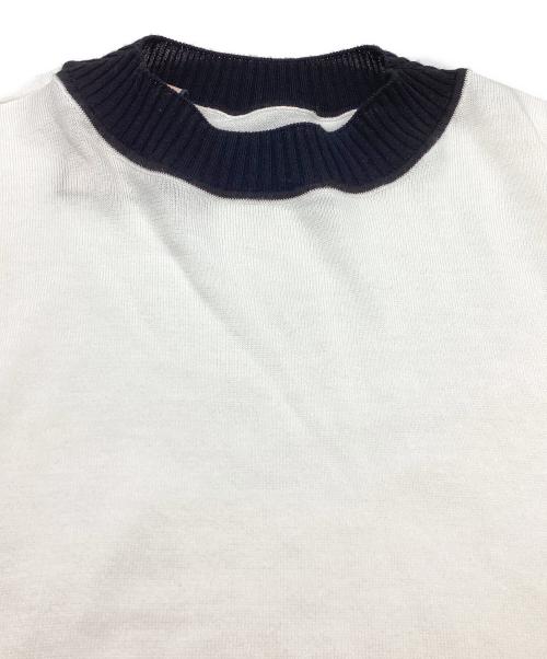 PLAN C（プランシー）PLAN C (プランシー) 半袖ニット ホワイト サイズ:38の古着・服飾アイテム