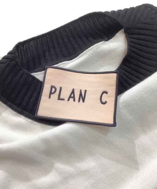 PLAN C（プランシー）PLAN C (プランシー) 半袖ニット ホワイト サイズ:38の古着・服飾アイテム