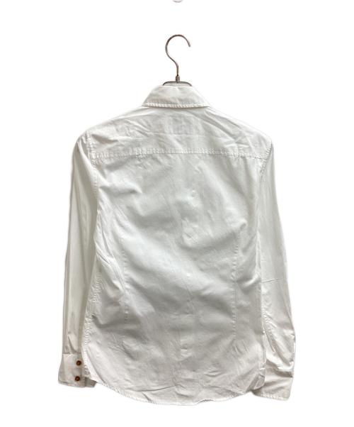 Vivienne Westwood（ヴィヴィアンウエストウッド）Vivienne Westwood (ヴィヴィアンウエストウッド) ORB オジークラークシャツ / VW-WR-77650 ホワイト サイズ:44の古着・服飾アイテム