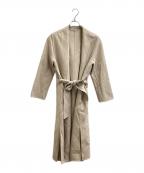 allurevilleアルアバイル）の古着「カシミヤ混リバーショールカラーコート / 20202017010」｜ベージュ