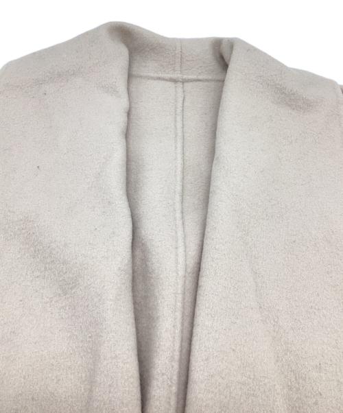 allureville（アルアバイル）allureville (アルアバイル) カシミヤ混リバーショールカラーコート / 20202017010 ベージュ サイズ:1の古着・服飾アイテム