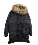 DIESELディーゼル）の古着「N-3B フライトジャケット」｜ブラック