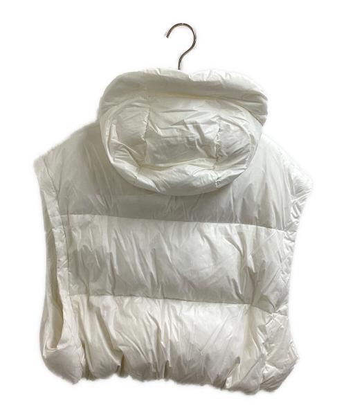 PRADA（プラダ）PRADA (プラダ) Convertible Cropped Down Jacket / コンバーチブル クロップド ダウンジャケット / 291973 S212 ホワイト サイズ:42の古着・服飾アイテム