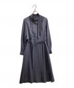 UNITED TOKYOユナイテッドトーキョー）の古着「Belted dress / ボレロシェルフワンピース / 500510009」｜グレー