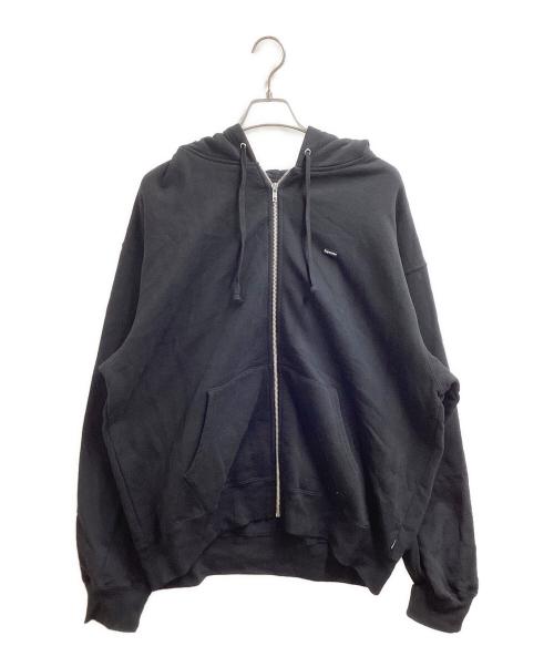 SUPREME（シュプリーム）Supreme (シュプリーム) Small Box Zip Up Hooded Sweatshirt / スモールボックス ジップアップ フード付きスウェットシャツ / 24FW ブラック サイズ:XLの古着・服飾アイテム