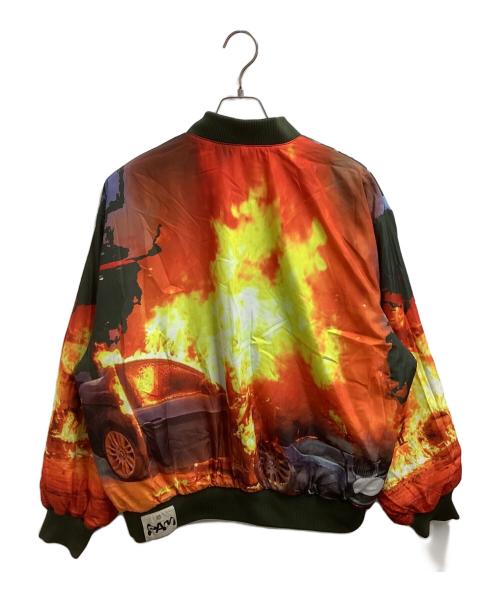 PAM（パム）PAM (パム) Engulfed Reversible Bomber Jacket ブラック サイズ:Lの古着・服飾アイテム