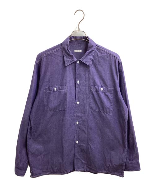 COMOLI（コモリ）COMOLI (コモリ) open collar shirt / オープンカラーシャツ / 18AW / N03-02004 ネイビー サイズ:3の古着・服飾アイテム
