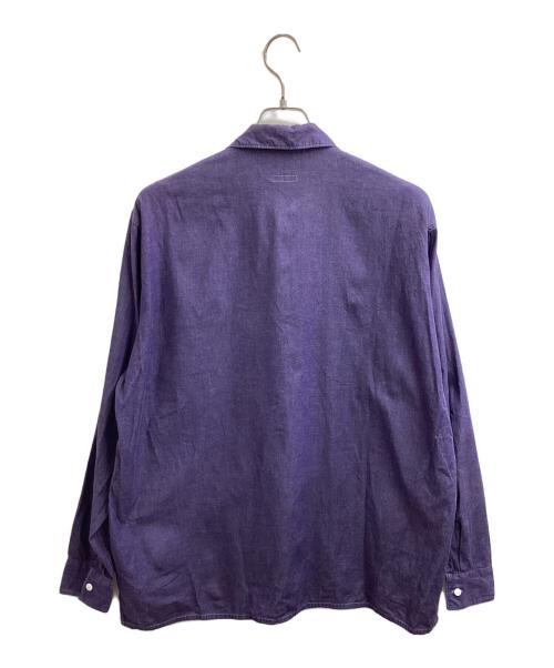 COMOLI（コモリ）COMOLI (コモリ) open collar shirt / オープンカラーシャツ / 18AW / N03-02004 ネイビー サイズ:3の古着・服飾アイテム