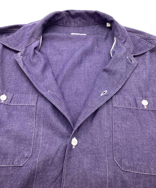 COMOLI（コモリ）COMOLI (コモリ) open collar shirt / オープンカラーシャツ / 18AW / N03-02004 ネイビー サイズ:3の古着・服飾アイテム