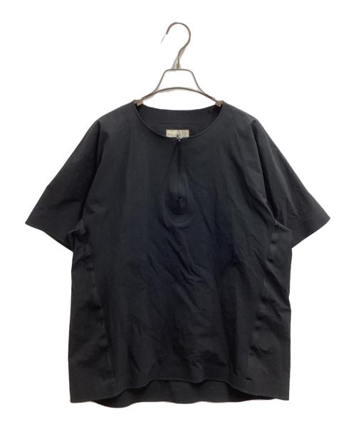 Snow peak（スノーピーク）Snow peak (スノーピーク) シームレスプルオーバー　TS-19SU002 ブラック サイズ:Lの古着・服飾アイテム