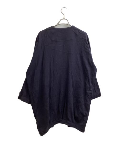 Graphpaper（グラフペーパー）Graphpaper (グラフペーパー) Towel Cloth Long Jacket / タオル生地ロングジャケット / GU181-20002 ネイビー サイズ:FREEの古着・服飾アイテム