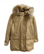 WOOLRICHウールリッチ）の古着「W'S ARCTIC PARKA DF / ウィメンズアークティックパーカー / ダウンジャケット」｜ベージュ