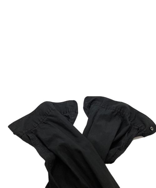 Graphpaper（グラフペーパー）Graphpaper (グラフペーパー) BROAD OVERSIZED L/S BAND COLLAR SHIRT GM211-50111B ブロードオーバーサイズバンドカラーシャツ ブラック サイズ:Fの古着・服飾アイテム