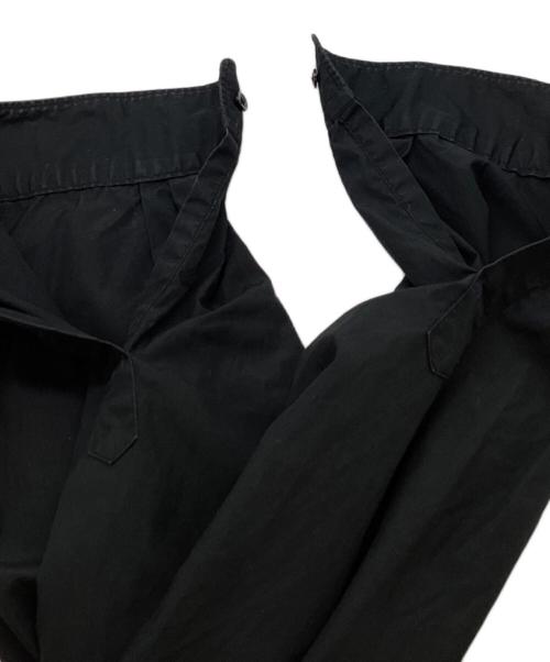 Graphpaper（グラフペーパー）Graphpaper (グラフペーパー) BROAD OVERSIZED L/S BAND COLLAR SHIRT GM211-50111B ブロードオーバーサイズバンドカラーシャツ ブラック サイズ:Fの古着・服飾アイテム