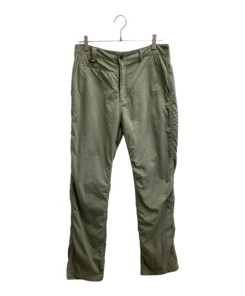 Snow peak（スノーピーク）Snow peak (スノーピーク) DWR Nylon Pants / PA-18SU003 ナイロンパンツ オリーブ サイズ:Mの古着・服飾アイテム