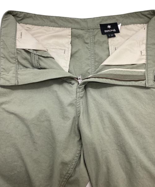 Snow peak（スノーピーク）Snow peak (スノーピーク) DWR Nylon Pants / PA-18SU003 ナイロンパンツ オリーブ サイズ:Mの古着・服飾アイテム