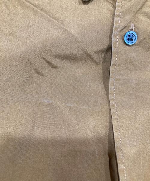 Graphpaper（グラフペーパー）Graphpaper (グラフペーパー) Broad Oversized L/S Regular Collar Shirt GM211-50110B ブラウン サイズ:FREEの古着・服飾アイテム