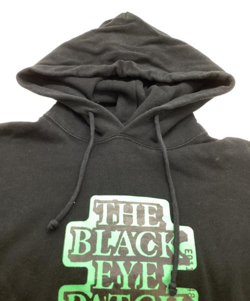 THE BLACK EYE PATCH（ブラックアイパッチ）THE BLACK EYE PATCH (ブラックアイパッチ) CONCRETE GREEN HOODIE / コンクリートグリーンフーディー ブラック サイズ:Lの古着・服飾アイテム