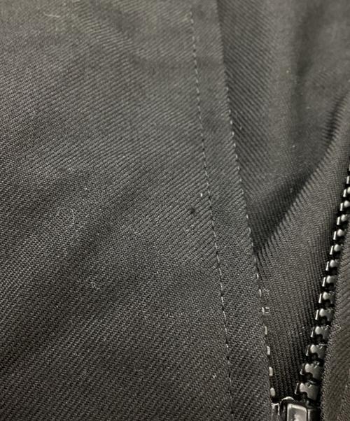 GROUND Y（グラウンドワイ）GROUND Y (グラウンドワイ) T/W Gabardine Inseam Buttons Overalls / 21SS / GT-D01-100 ブラック サイズ:3の古着・服飾アイテム