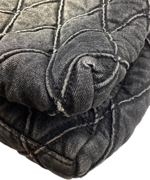 DIESEL（ディーゼル）DIESEL (ディーゼル) Charm-D Large’ denim shoulder bag X09782 P6330 ブラックの古着・服飾アイテム