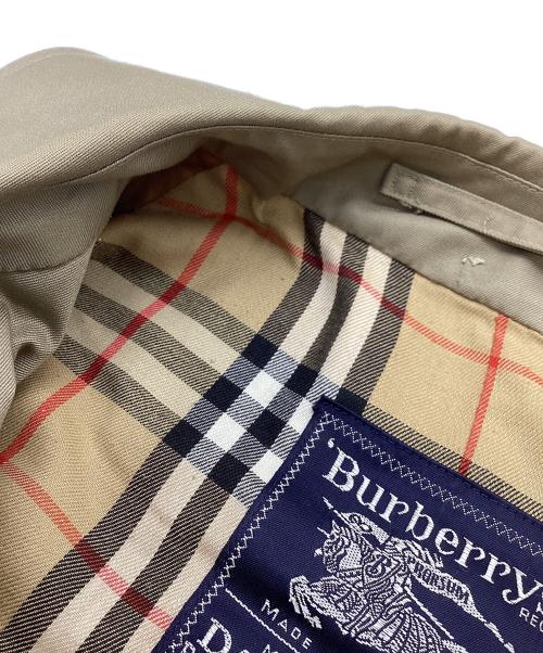 Burberry's（バーバリー）Burberry's (バーバリーズ) 裏地チェックステンカラーコート ベージュ サイズ:不明の古着・服飾アイテム
