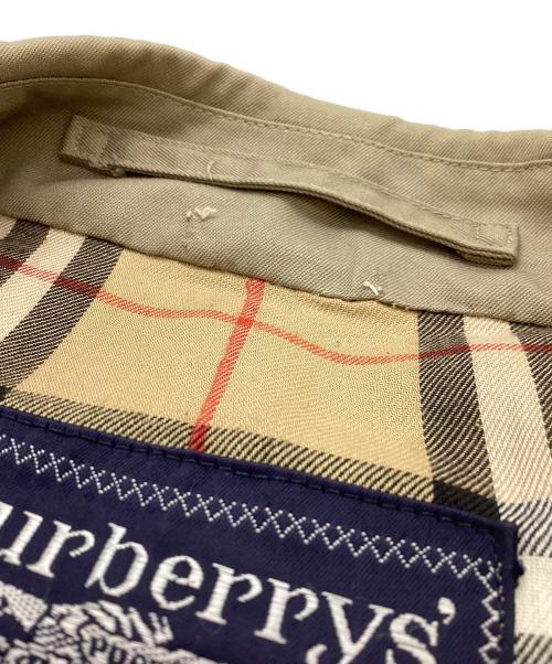 Burberry's（バーバリー）Burberry's (バーバリーズ) 裏地チェックステンカラーコート ベージュ サイズ:不明の古着・服飾アイテム