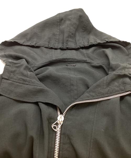 REDDISH BROWN（レディッシュ ブラウン）REDDISH BROWN (レディッシュ ブラウン) フーデッドコート　ドローコード欠品 ブラック サイズ:38の古着・服飾アイテム
