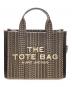 MARC JACOBS（マーク ジェイコブス）の古着「ザモノグラムジャカードトート バッグミディアム 2F4HTT015」｜ブラック