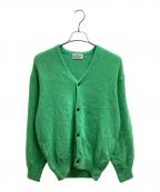 CALEEキャリー）の古着「7 GAUGE MOHAIR CARDIGAN / 7ゲージモヘアカーディガン　日本製」｜グリーン