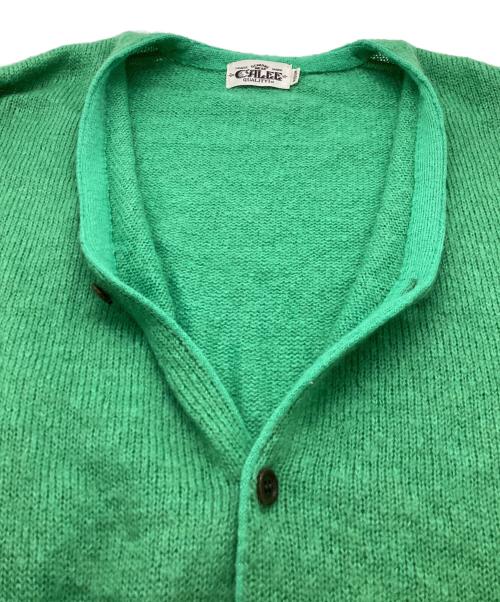 CALEE（キャリー）CALEE (キャリー) 7 GAUGE MOHAIR CARDIGAN / 7ゲージモヘアカーディガン　日本製 グリーン サイズ:Mの古着・服飾アイテム