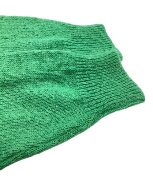 CALEE（キャリー）CALEE (キャリー) 7 GAUGE MOHAIR CARDIGAN / 7ゲージモヘアカーディガン　日本製 グリーン サイズ:Mの古着・服飾アイテム