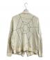 TATTOO STUDIO YAMADA (タトゥースタジオヤマダ) SPIDERWEB BOUCLE COTTON CARDIGAN / スパイダーウェブブークレコットンカーディガン ホワイト サイズ:M：18000円