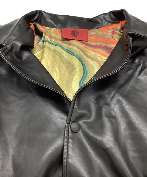 DWS（ディーダブリューエス）DWS (ディーダブリューエス) KAZOKU LEATHER COACH JKT ブラック サイズ:Mの古着・服飾アイテム