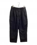 JUNYA WATANABE MANジュンヤワタナベマン）の古着「JUNYA WATANABE MAN / ウールサージワッシャーパンツ / WN-P035 / 日本製 / AD2024」｜ブラック