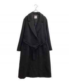 中古・古着通販】crewre (クルー) アジャスタブルウールロングコート