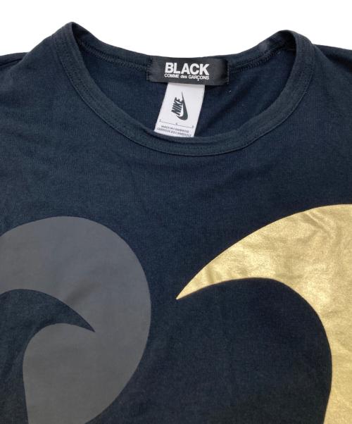 NIKE（ナイキ）NIKE (ナイキ) BLACK COMME des GARCONS (ブラックコムデギャルソン) 綿天竺プリントTシャツ / CT2016-010 ブラック サイズ:Lの古着・服飾アイテム