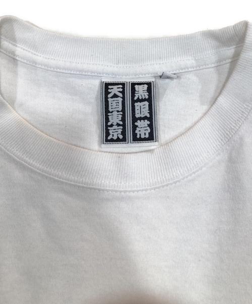 BlackEyePatch（ブラックアイパッチ）BlackEyePatch (ブラックアイパッチ) WACKO MARIA (ワコマリア) 黒眼帯&天国東京 Tシャツ ホワイト サイズ:Lの古着・服飾アイテム